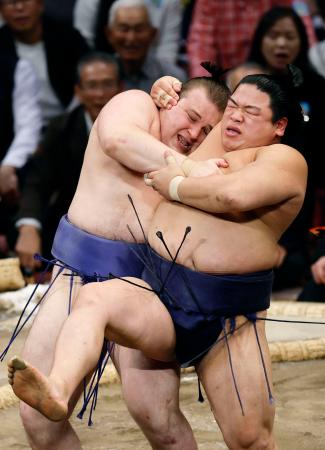 大の里、９連勝でトップ維持　豊昇龍７勝目、安青錦は１差追走