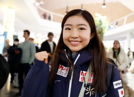 千葉百音「集中して出し切る」　フィギュアＧＰ最終戦へ