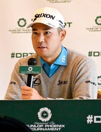 松山「必死にプレーする」　２０日開幕の国内ツアー出場