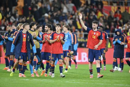 スペイン、スイスなどＷ杯へ　サッカー、２６年大会の欧州予選