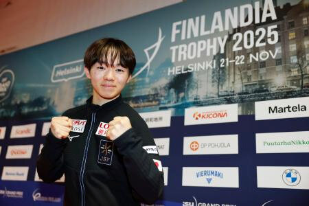 鍵山、千葉ら公式練習好調　フィギュアＧＰ最終戦前日