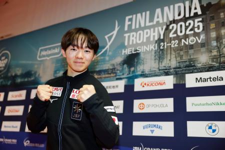 鍵山、千葉ら公式練習好調　フィギュアＧＰ最終戦前日