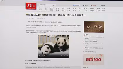 中国メディア「日本でパンダが見られなくなる」専門家の“貸し出し停止”見解報道…中国SNSで検索ランキング1位に