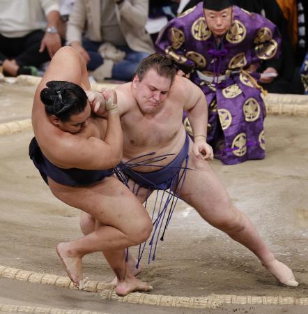 両横綱が黒星、安青錦と並ぶ　琴桜勝ち越し、九州場所１４日目