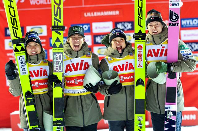 高梨外れても層の厚さで圧倒「誰が選ばれても」　ジャンプ混合団体V