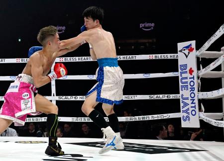 大リーグ、ブルージェイズが広告　ＷＢＣバンタム級王座決定戦に