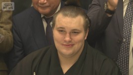 ウクライナ出身・安青錦 初優勝から一夜明け会見　大相撲11月場所
