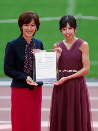 競歩の藤井菜々子が最優秀選手に　日本陸連年間表彰式