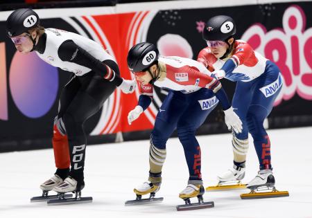 男子リレー日本が準決勝へ　ショートＷＴ第４戦