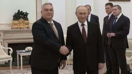 ハンガリー　オルバン首相がモスクワ訪問　和平協議の開催地にブダペスト提供の意向示す