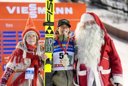 二階堂蓮が２位で初表彰台　Ｗ杯ジャンプ男子第５戦