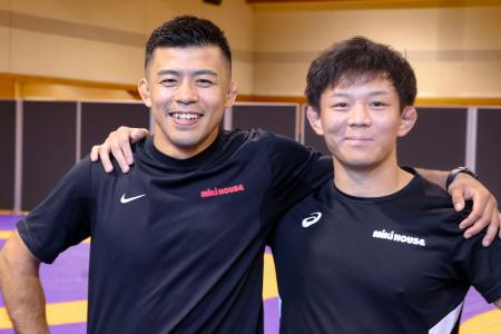 文田健一郎「緊張も楽しみも」　レスリング五輪金、全日本で復帰