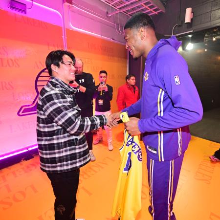 八村塁は無得点、レーカーズ黒星　ＮＢＡ、山本由伸投手が観戦