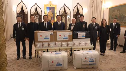 テントや毛布など支援物資を被災地へ...JICA担当者「有事の際に互いに助け合う関係」　タイで&ldquo;300年に1度&rdquo;大規模洪水