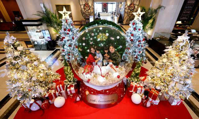 クリスマスに「永遠の思い出」を　名古屋のホテルにまるで雪の森