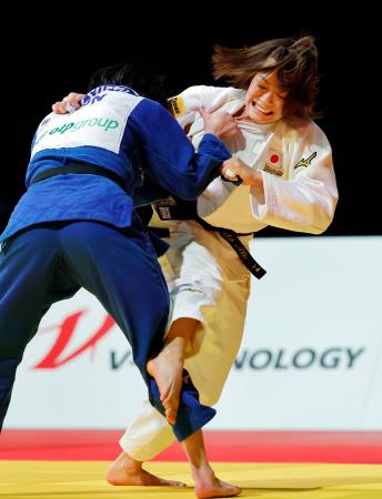柔道の阿部詩らＶ、世界選手権へ　ＧＳ東京大会、村尾も代表確実