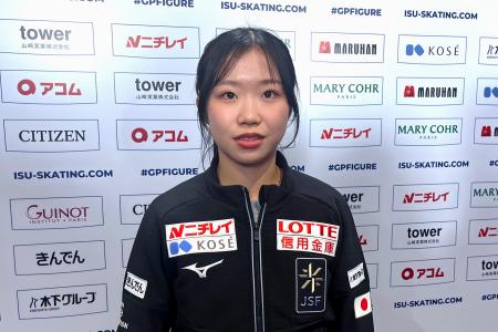 １７歳の中井亜美「成長の証し」　フィギュア五輪代表に前進