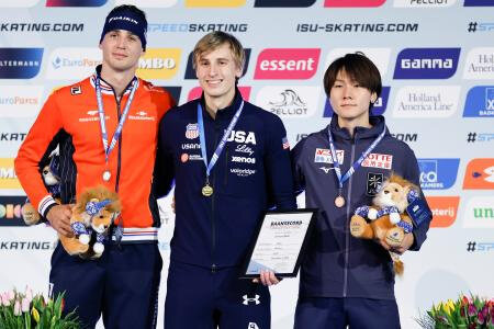 森重「ようやく」の表彰台　スピードＷ杯、晴れたもやもや