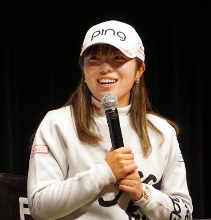 佐久間朱莉「いいシーズン」　女子ゴルフ、初の年間女王に