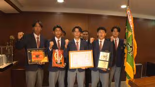 2年連続19回目の県大会優勝果たした那覇西サッカー部　全国選手権を前に意気込み