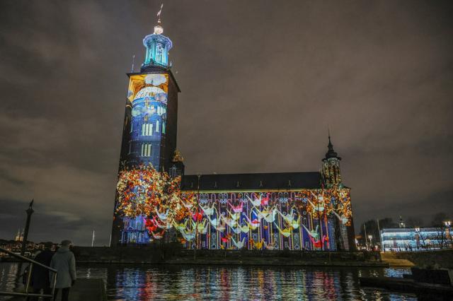 ストックホルムに舞う千羽鶴　被団協受賞1年　「平和の大義に光を」