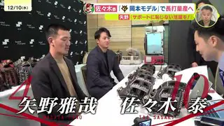 商売道具を吟味　カープ矢野雅哉と佐々木泰のグラブとバット選びに密着