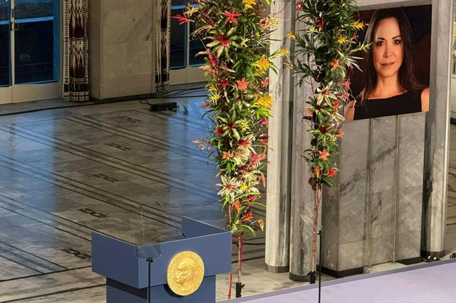 平和賞マチャド氏、授賞式は欠席　「安全な場所にいてオスロに来る」