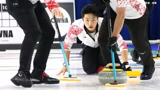 カーリング日本男子、7ー3でニュージーランドに勝利 2大会ぶりの五輪出場に望みつなぐ 次戦、勝てばPO進出【世界最終予選】