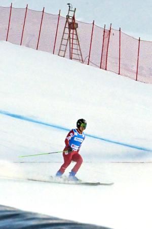 古野、準々決勝敗退で１５位　Ｗ杯スキークロス