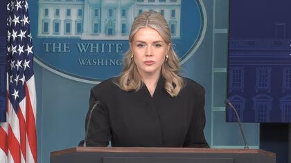 「トランプ大統領が双方に強い苛立ちを覚えている」ホワイトハウス報道官会見　ウクライナ和平協議の進展が不透明との認識