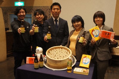 崎陽軒がビール初開発　「シウマイ弁当」規格外の俵型ごはん使用