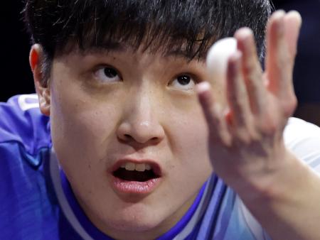 卓球、張本智和が準決勝へ　ＷＴＴファイナル