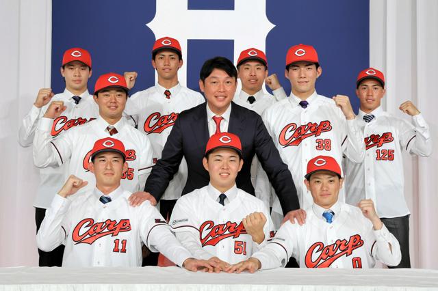 「カープといえば51」背番号引き継ぐドラ1・平川蓮選手ら入団発表