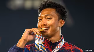 タイの19歳が100mで9秒94！日本記録上回るアジア歴代3位の好記録　200ｍは同4位の20秒07でV【東南アジア大会】