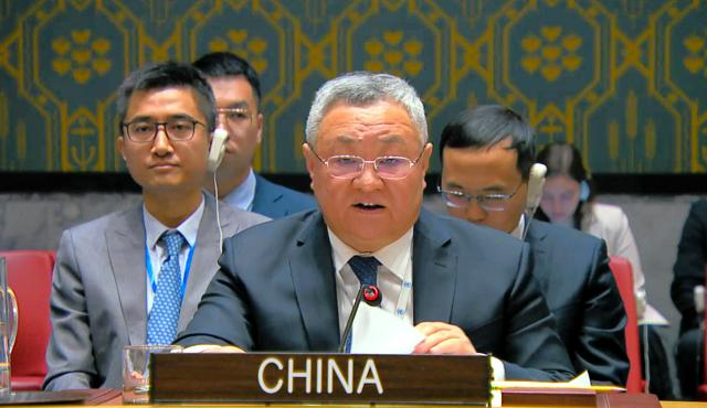 中国国連大使が安保理でも日本批判、日本大使が反論　高市首相答弁で