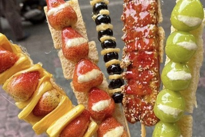 「カロリーの殺し屋」　中国で流行のフルーツあめ、食べ過ぎに警鐘も