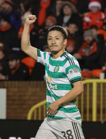 セルティックの前田が今季６点目　スコットランド・プレミアリーグ