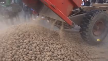 じゃがいも投げつける農家に警察が催涙ガスや放水で応戦　EU首脳会議会場近くに1万人以上　南米との自由貿易協定に抗議　ベルギー