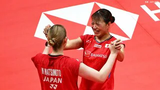 バドミントン決勝進出は&ldquo;フクマツ&rdquo;ペアのみ　男子S奈良岡、女子S山口、混合D齋藤＆緑川は銅メダル獲得【ファイナルズ2025】