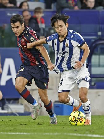 久保建英が今季２点目　サッカーのスペイン１部