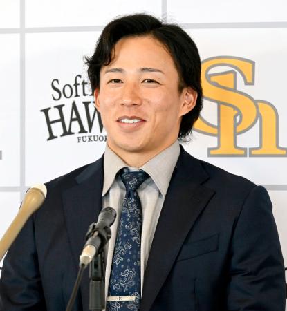 ソフトバンク野村は５２００万円　来季「２０本塁打２０盗塁を」