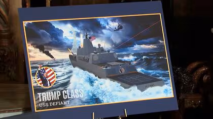 トランプ大統領が大型艦2隻の建造計画を発表「これまでの100倍の威力」最終的には20～25隻の「黄金艦隊」になると主張
