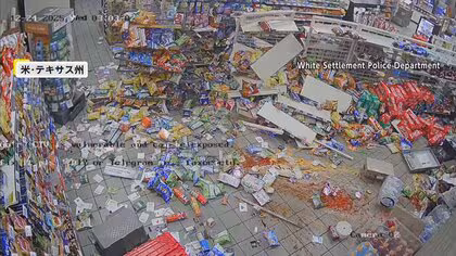 クリスマス前日&hellip;メチャクチャに荒らされたコンビニ店内　ATMを車で引きずり出す大胆窃盗の一部始終　アメリカ