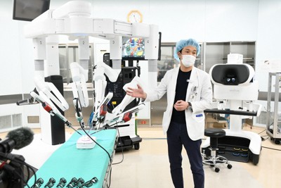 宝塚市立病院に最新手術支援ロボ導入、高齢夫婦が購入費を寄付　兵庫