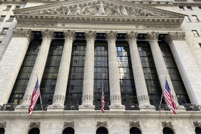 NY株3日続落、94ドル安　米金利上昇を懸念、売り注文優勢