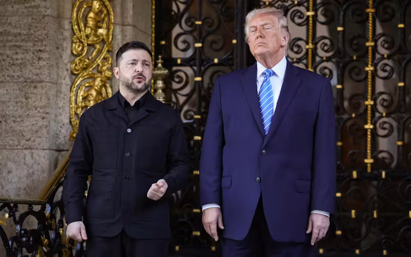 米軍のウクライナ駐留を議論　トランプ米大統領と会談で