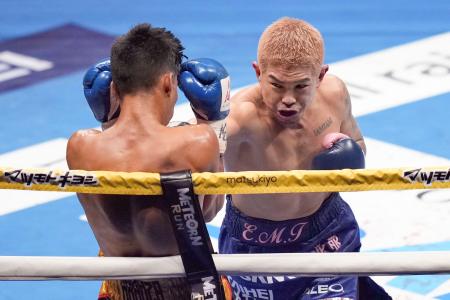 ３６歳の井岡一翔がＫＯ勝ち　バンタム級で初戦