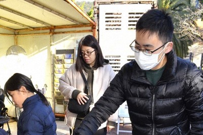 ゾウの故郷・スリランカの大雨被害に支援を　動物園に募金箱　山口