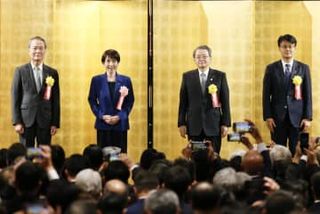 賃上げ、高水準実現に意欲　経済3団体、新年祝賀会