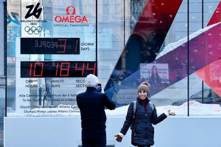 開幕へ高まる祭典ムード　ミラノ五輪まで１カ月